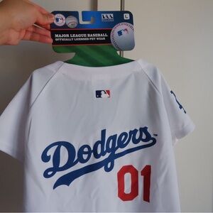 NWT LA Dodgers Baseball Shirt for Dogs - Size L
